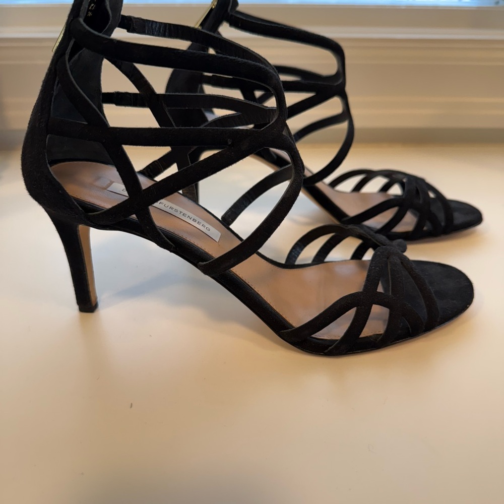 Diane Von Furstenberg Elegant Black Heels
